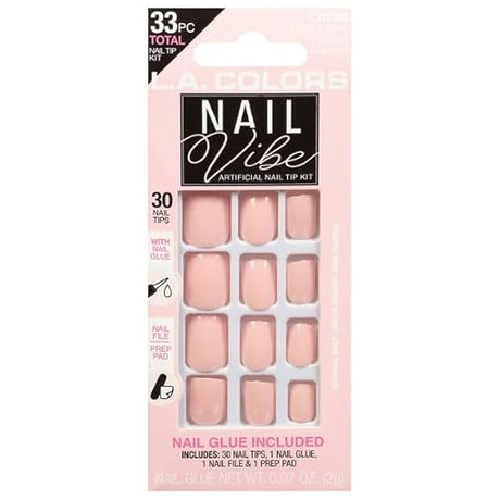 L.A. COLORS Nail Vibe Artificial Nail Tip Kit - CNT380 Cool & Chic-081555713805-LR-345402-1-LR eShop