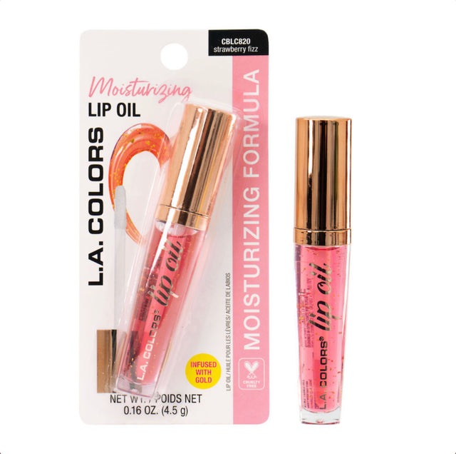 L.A. Colors Nourishing Lip Oil - Strawberry Fizz, Carded-081555738204-LR-357854-1-LR eShop