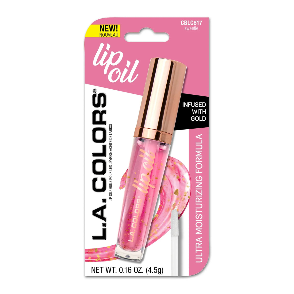 L.A. Colors Nourishing Lip Oil - Sweetie, Carded-081555738174-LR-357851-1-LR eShop