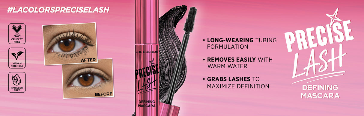 L.A. COLORS Precise Lash Mascara - CBMS814 Black, Carded-081555738143-LR-352117-7-LR eShop