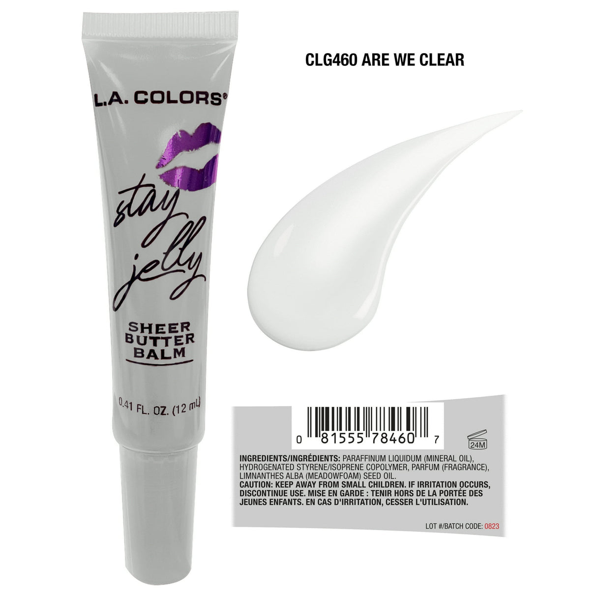 L.A. COLORS Stay Jelly Sheer Butter Balm - Are We Clear-081555784607-LR-359851-5-LR eShop