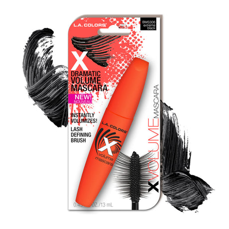 L.A. COLORS X Volume Mascara - CBMS306A Extreme Black, Carded-081555733063-LR-280524-1-LR eShop