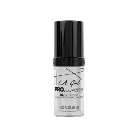 L.A. Girl PRO Coverage Illuminating Foundation White - Lightener, 0.95 fl oz-081555966416-LR-329012-1-LR eShop