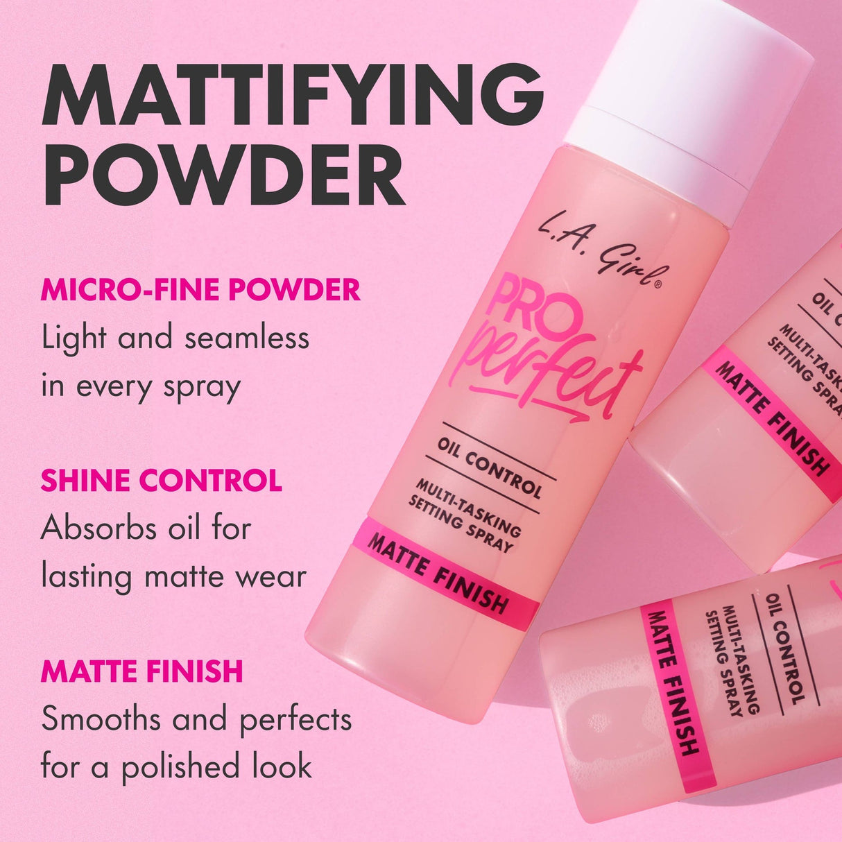 L.A. Girl Pro Perfect Long-Wear Setting Spray - GFS200 Blurring Matte-081555962005-LR-357052-5-LR eShop