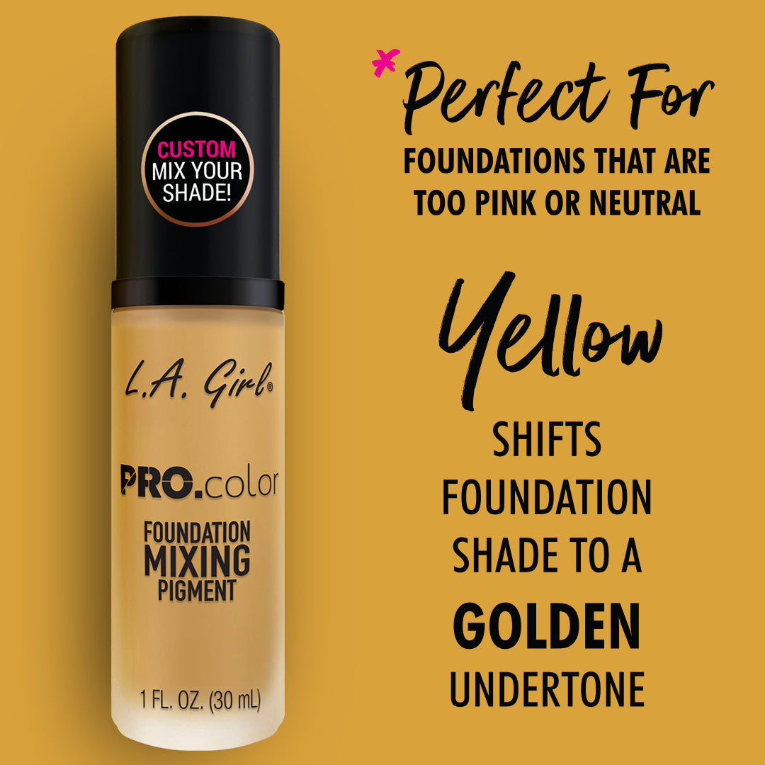 L.A. Girl PRO.color Foundation Mixing Pigment - GLM712 Yellow-081555487126-LR-362810-4-LR eShop