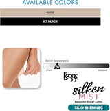 L'eggs Silken Mist Silky Sheer Control Top Sheer Toe - Nude, Size Q-074200919462-LR-237883-4-LR eShop