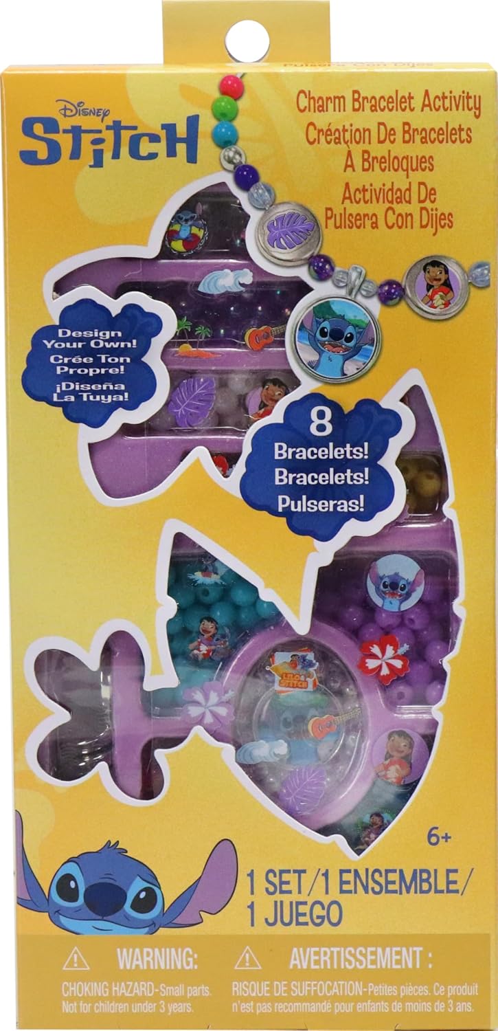 License 2 Play Disney Stitch Charm Bracelet Activity Set-029116102057-LR-357486-1-LR eShop