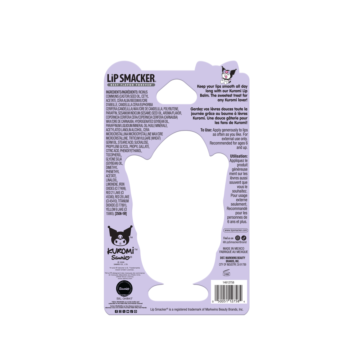 Lip Smacker Kuromi Lip Balm - Bad To The Cherry Core-050051127584-LR-359920-2-LR eShop