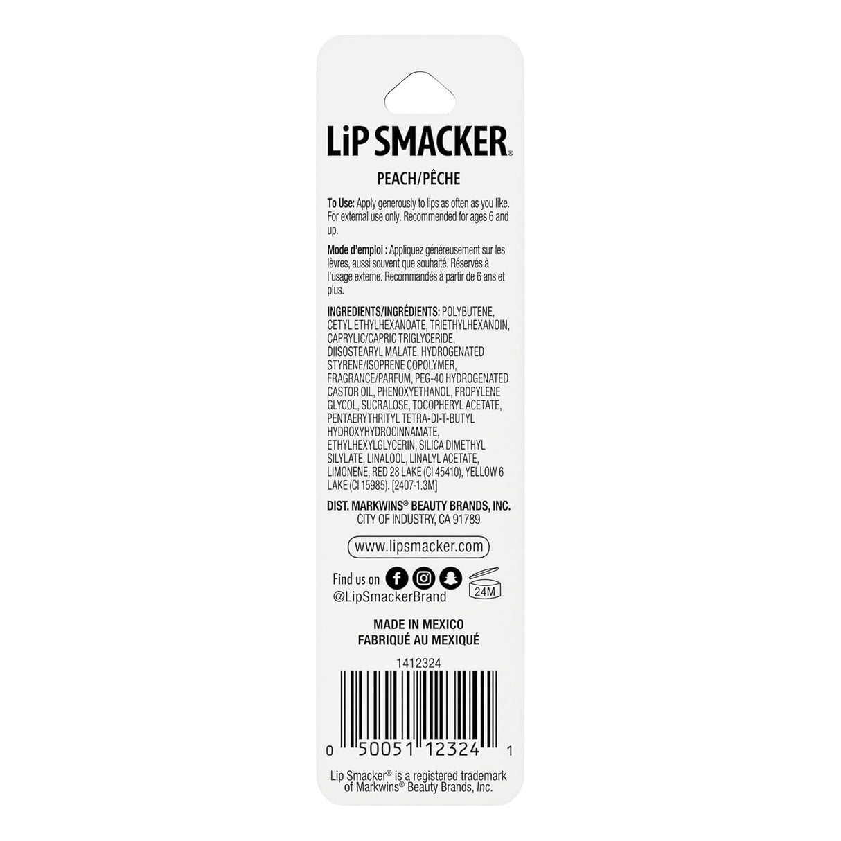 Lip Smacker Rolly Lip Gloss - Peach-050051123241-LR-356227-8-LR eShop