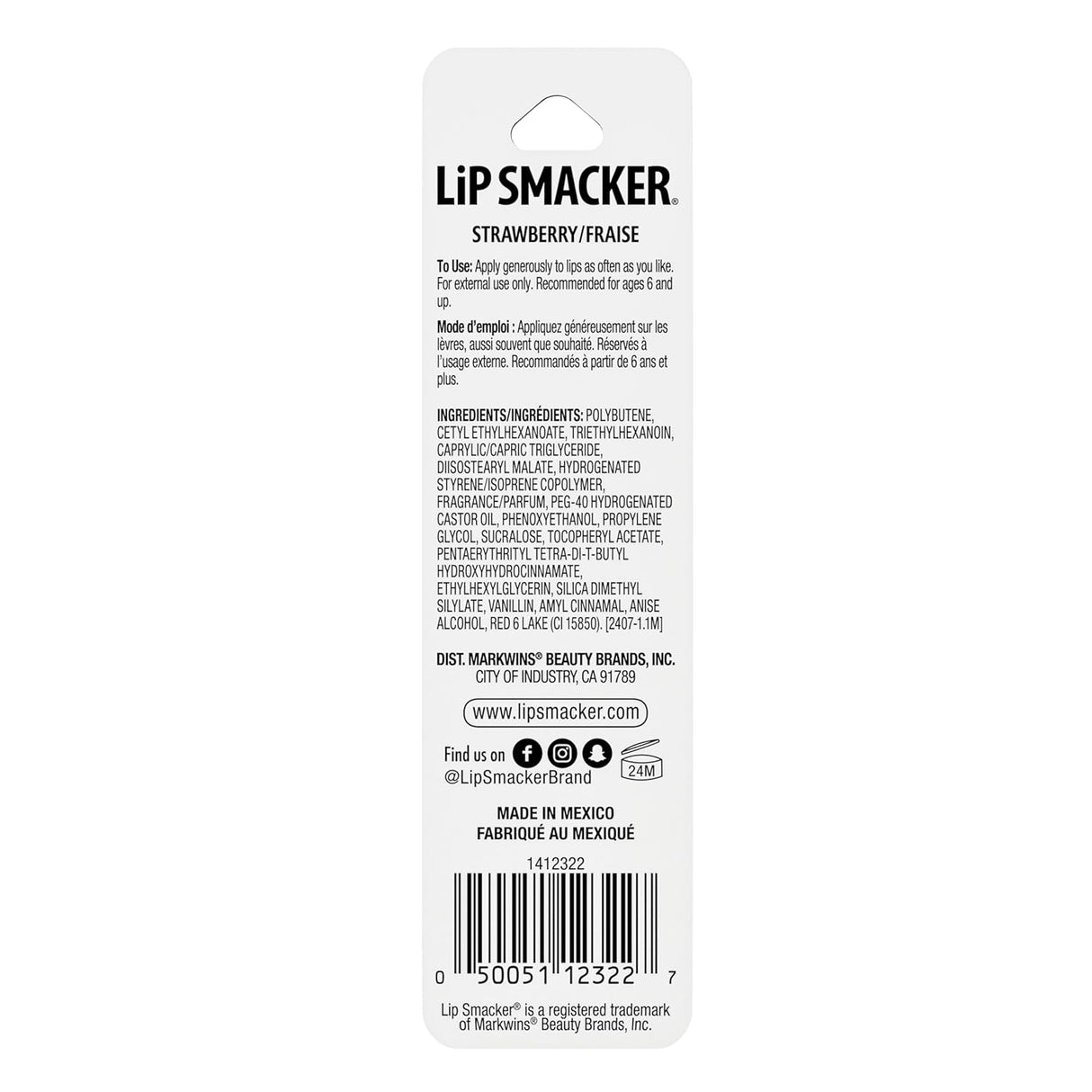 Lip Smacker Rolly Lip Gloss - Strawberry-050051123227-LR-356225-8-LR eShop