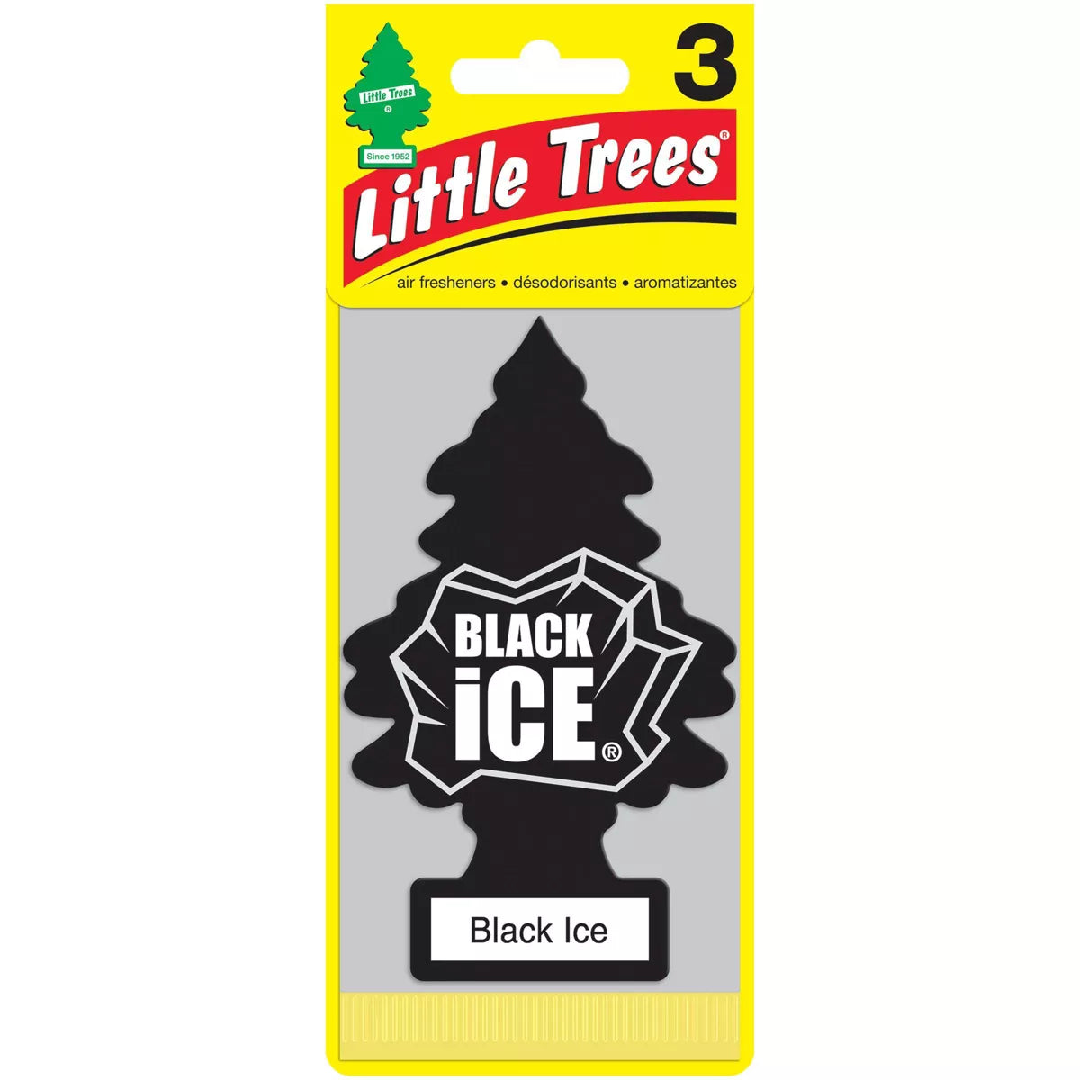 Little Trees Black Ice Hanging Air Freshener - 3 pack-076171320551-LR-266326-1-LR eShop