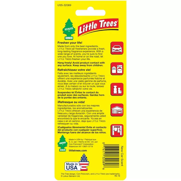 Little Trees New Car Scent Hanging Air Freshener, 3 pack-076171320896-LR-187284-3-LR eShop