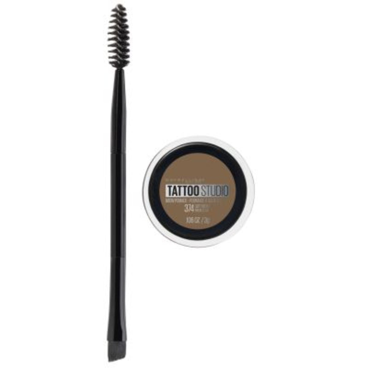 Maybelline Tattoo Studio Brow Pomade, Soft Brown, 0.106 oz