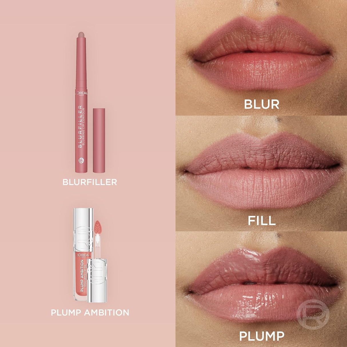 L'ORÉAL PARIS Blurfiller Blurring Lip Contour, 520 Bordeaux Bisous-071249708644-LR-362160-7-LR eShop