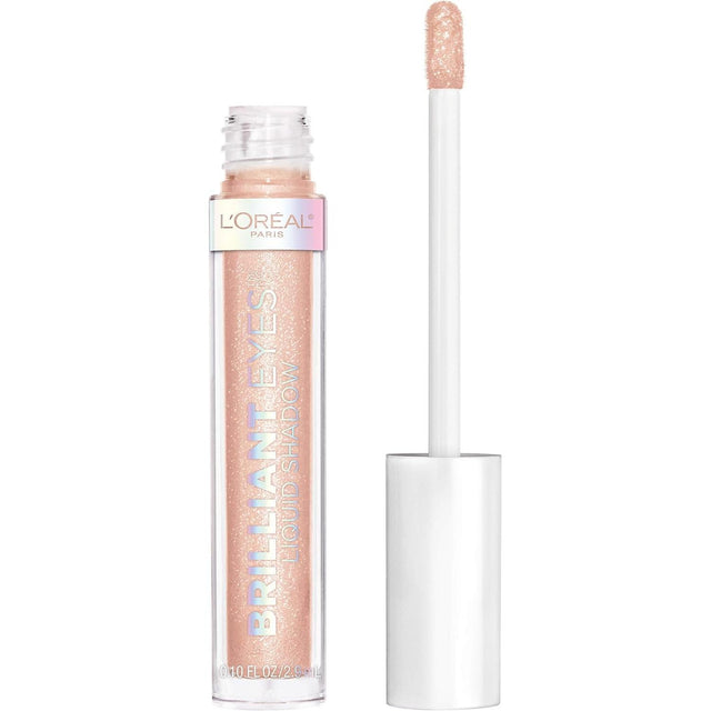 L'ORÉAL PARIS Brilliant Eyes Shimmer Liquid Eye Shadow Makeup, 420 Diamond Drop, 0.1 oz.-071249410554-LR-333970-1-LR eShop