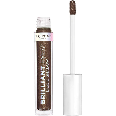 L'ORÉAL PARIS Brilliant Eyes Shimmer Liquid Eye Shadow Makeup, 465 Royal Onyx, 0.1 oz.-071249410622-LR-333974-1-LR eShop