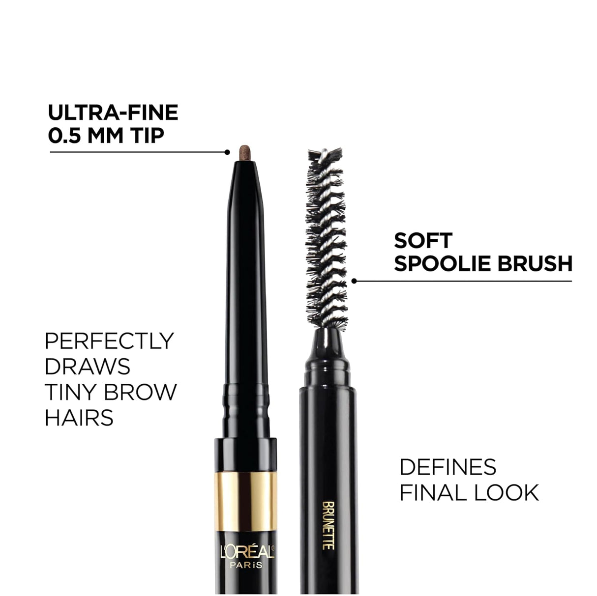 L'ORÉAL PARIS Brow Stylist Definer Waterproof Eyebrow Mechanical Pencil, 384 Auburn, 0.003 oz-071249627679-LR-338269-5-LR eShop