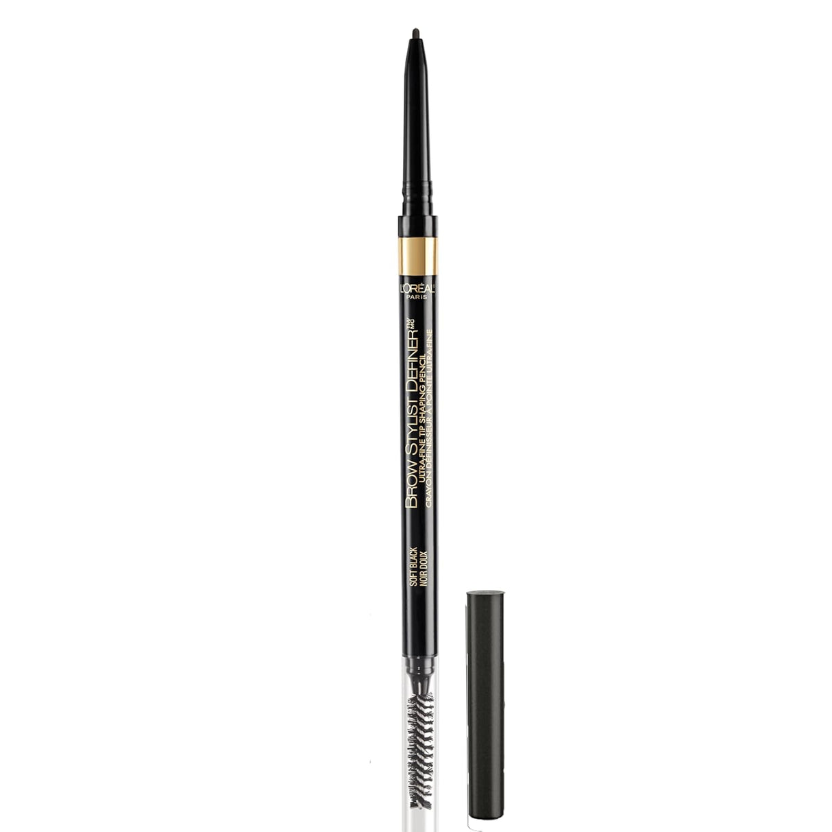 L'ORÉAL PARIS Brow Stylist Definer Waterproof Eyebrow Mechanical Pencil, 393 Soft Black, 0.003 oz.-071249392317-LR-331872-3-LR eShop