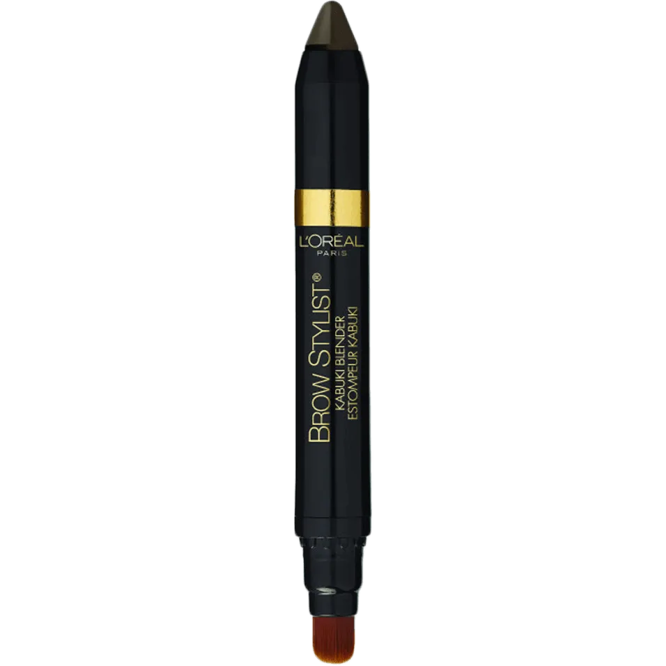 L'ORÉAL PARIS Brow Stylist Kabuki Blender Brow Crayon, 313 Brunette, 0.05 oz.-071249339626-LR-307476-3-LR eShop