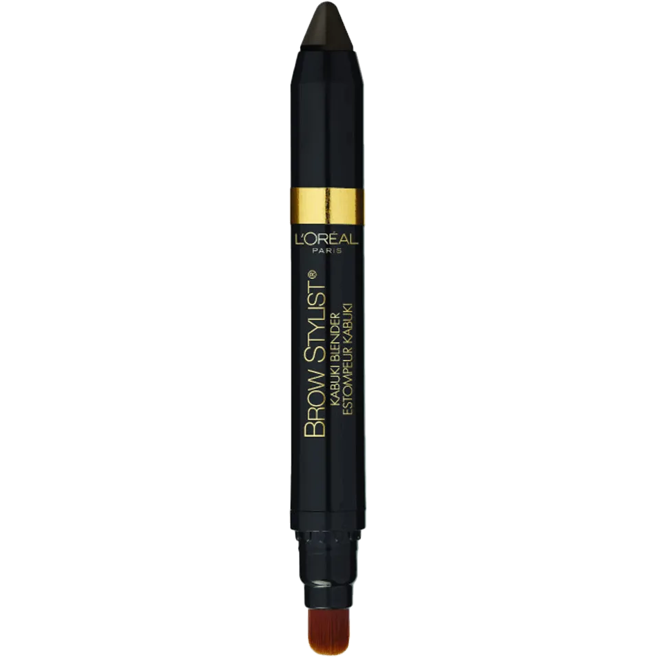 L'ORÉAL PARIS Brow Stylist Kabuki Blender Brow Crayon, 314 Dark Brunette, 0.05 oz.-071249339633-LR-307478-3-LR eShop