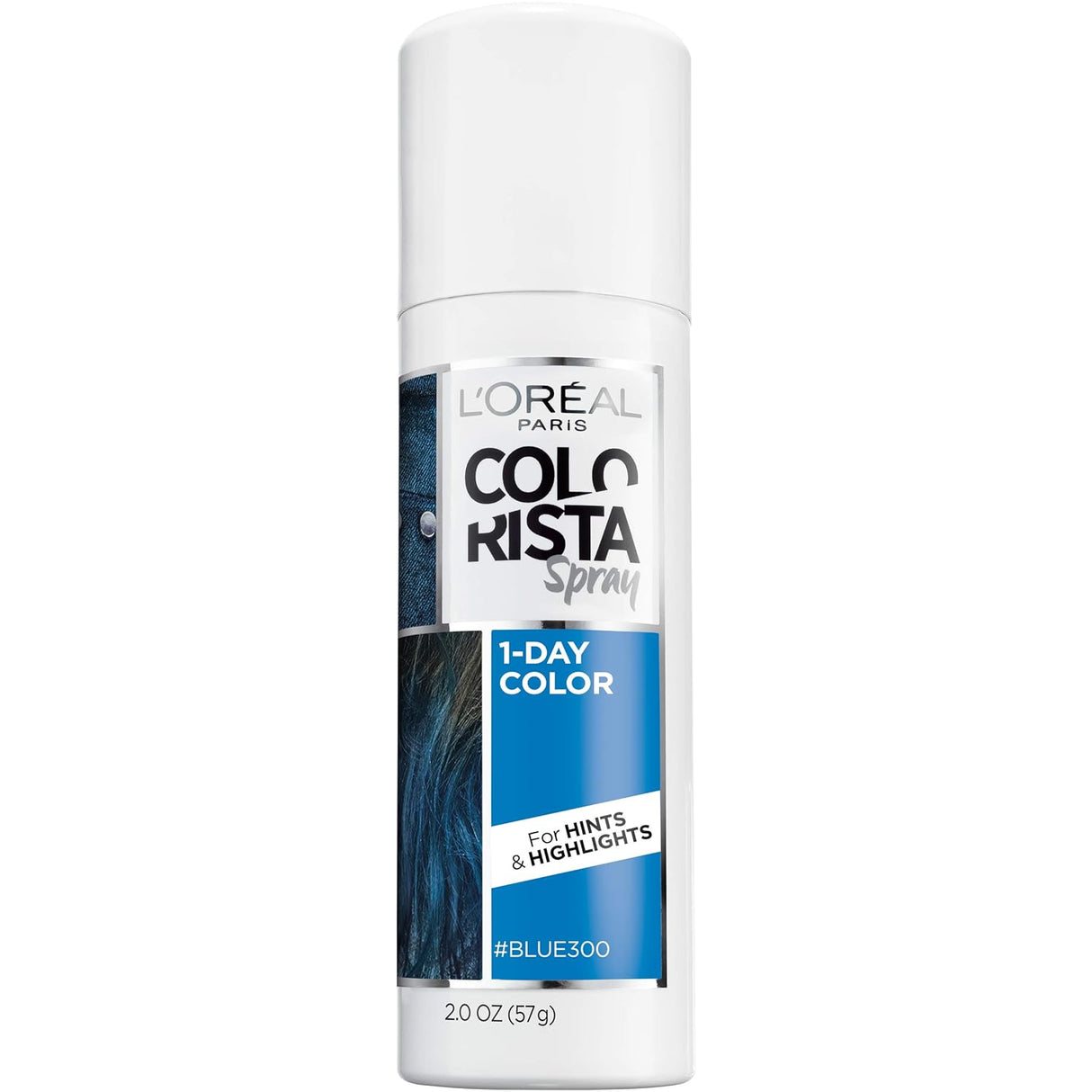 L'ORÉAL PARIS Colorista 1-Day Hair Color Spray - 300 Blue, 2 oz-071249337868-LR-361757-1-LR eShop