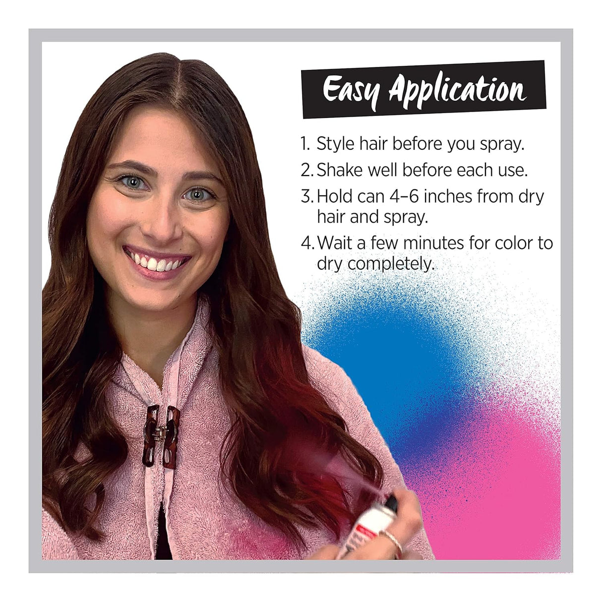 L'ORÉAL PARIS Colorista 1-Day Hair Color Spray - 400 Red, 2 oz-071249405383-LR-361771-6-LR eShop