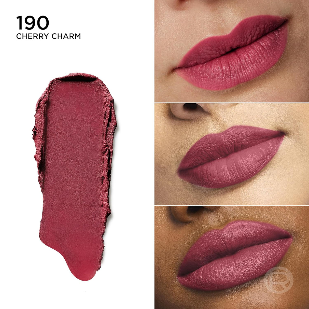 L'ORÉAL PARIS Colour Riche Blurred Matte Lipstick, 190 Cherry Charm-071249704493-LR-360320-3-LR eShop