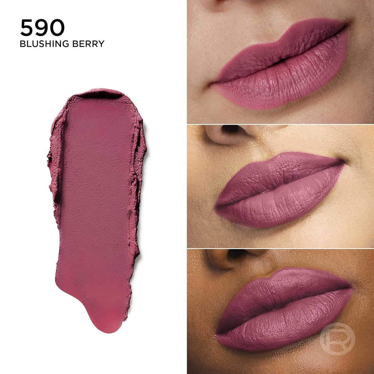 L'ORÉAL PARIS Colour Riche Blurred Matte Lipstick, 590 Blushing Berry-071249704554-LR-360326-3-LR eShop
