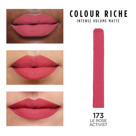 L'ORÉAL PARIS Colour Riche Intense Volume Matte Lipstick, 143 Le Rose Activist, 0.06 oz-071249658635-LR-347240-2-LR eShop