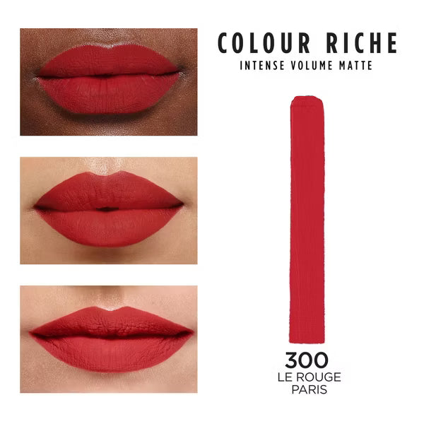 L'ORÉAL PARIS Colour Riche Intense Volume Matte Lipstick, 300 Le Rouge Paris, 0.06 oz-071249682203-LR-351870-2-LR eShop