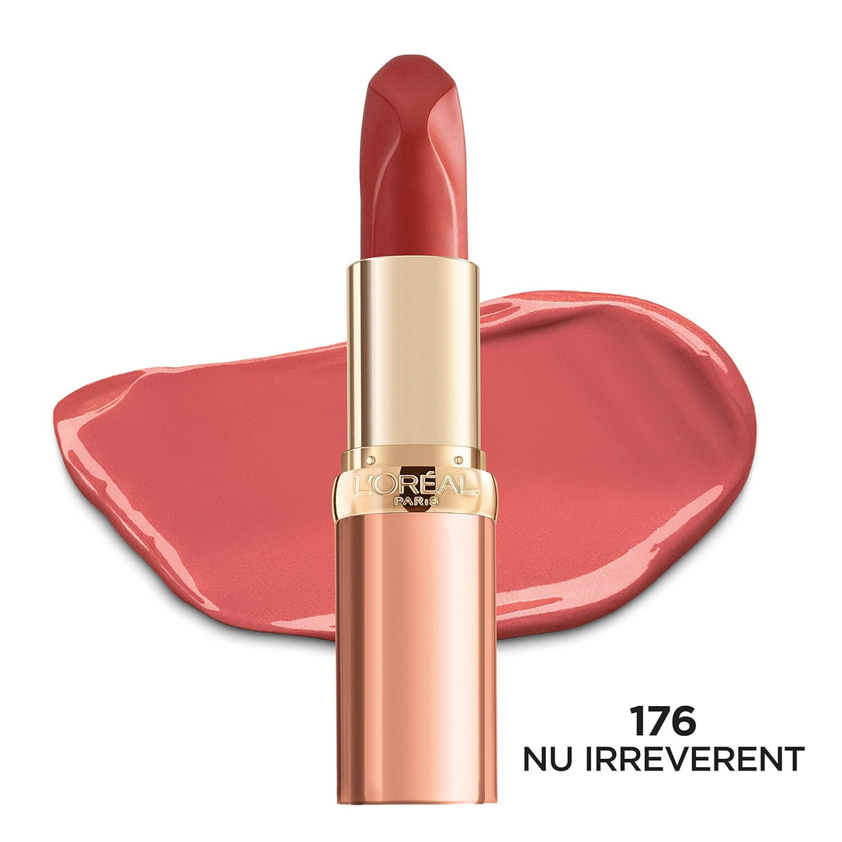 L'ORÉAL PARIS Colour Riche Les Nus Intense Lipstick, Intensely Pigmented, 176 Nu Irreverent, 0.13 oz.-071249421819-LR-337588-2-LR eShop