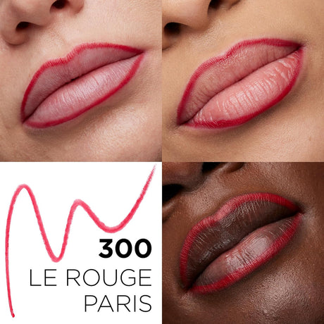 L'ORÉAL PARIS Colour Riche Lip Liner with Omega 3 and Vitamin E, 300 Le Rouge Paris, 0.007 oz.-071249690918-LR-354611-2-LR eShop