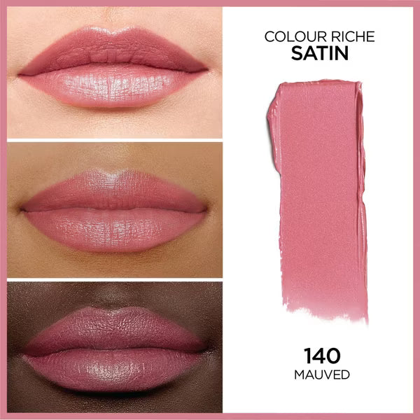 L'ORÉAL PARIS Colour Riche Original Satin Lipstick for Moisturized Lips, 140 Mauved, 0.13 oz.-071249045701-LR-132601-2-LR eShop