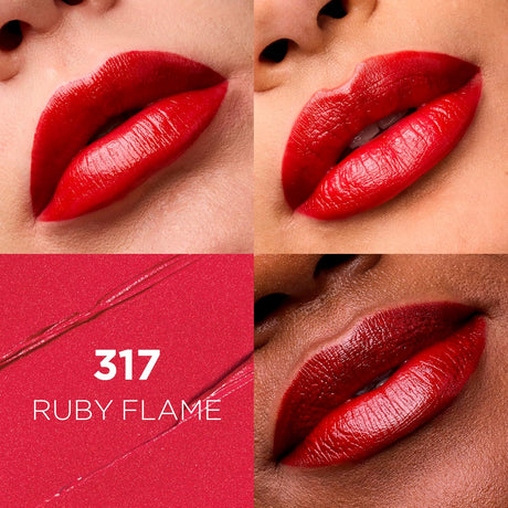 L'ORÉAL PARIS Colour Riche Original Satin Lipstick for Moisturized Lips, 317 Ruby Flame, 0.13 oz.-071249216392-LR-231726-2-LR eShop