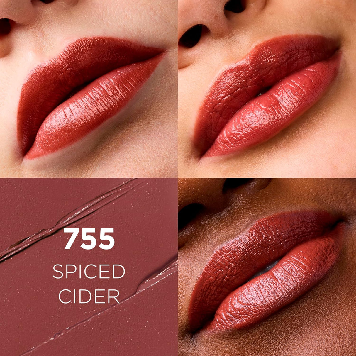 L'ORÉAL PARIS Colour Riche Original Satin Lipstick for Moisturized Lips, 755 Spiced Cider, 0.13 oz.-071249045640-LR-132635-2-LR eShop