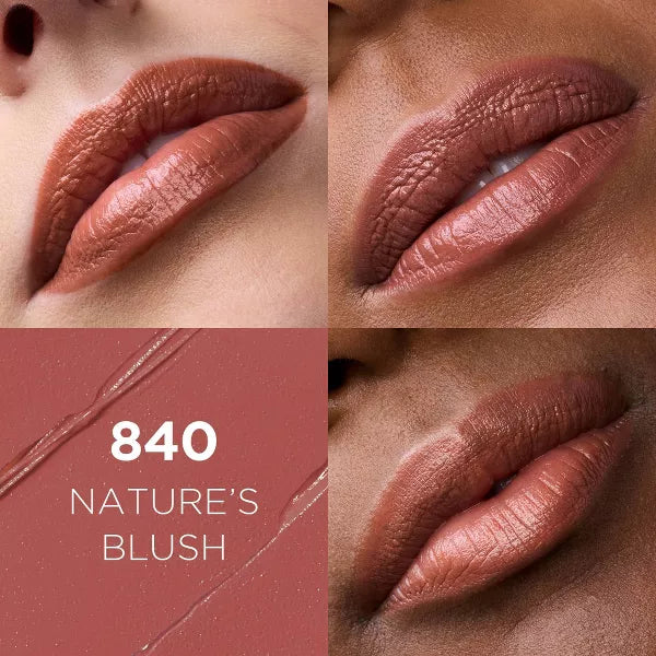 L'ORÉAL PARIS Colour Riche Original Satin Lipstick for Moisturized Lips, 840 Nature's Blush, 0.13 oz.-071249045961-LR-132641-2-LR eShop