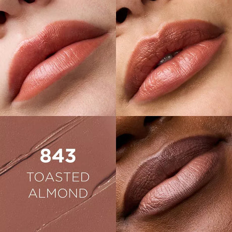 L'ORÉAL PARIS Colour Riche Original Satin Lipstick for Moisturized Lips, 843 Toasted Almond, 0.13 oz.-071249045664-LR-132642-2-LR eShop