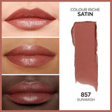 L'ORÉAL PARIS Colour Riche Original Satin Lipstick for Moisturized Lips, 857 Sunwash, 0.13 oz.-071249046012-LR-132647-2-LR eShop