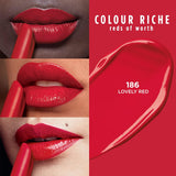 L'ORÉAL PARIS Colour Riche Reds of Worth Lipstick, Long Lasting Smudge Proof Lipstick, 186 Lovely Red, 0.13 oz-071249648971-LR-344179-2-LR eShop