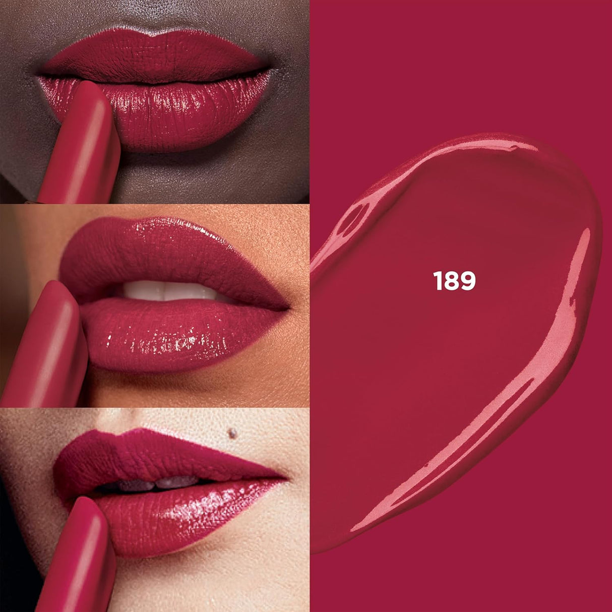 L'ORÉAL PARIS Colour Riche Reds of Worth Lipstick, Long Lasting Smudge Proof Lipstick, 189 Ambitious Red, 0.13 oz-071249649008-LR-344183-2-LR eShop