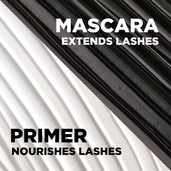 L'ORÉAL PARIS Double Extend Beauty Tubes Lengthening Mascara and Basecoat, 575 Blackest Black, 0.33 fl oz-071249149768-LR-190224-5-LR eShop