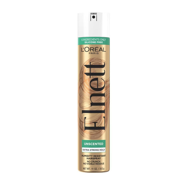 L'ORÉAL PARIS Elnett Satin Extra Strong Hold Unscented Hair Spray, 11 fl. oz.-071249221136-LR-251916-1-LR eShop