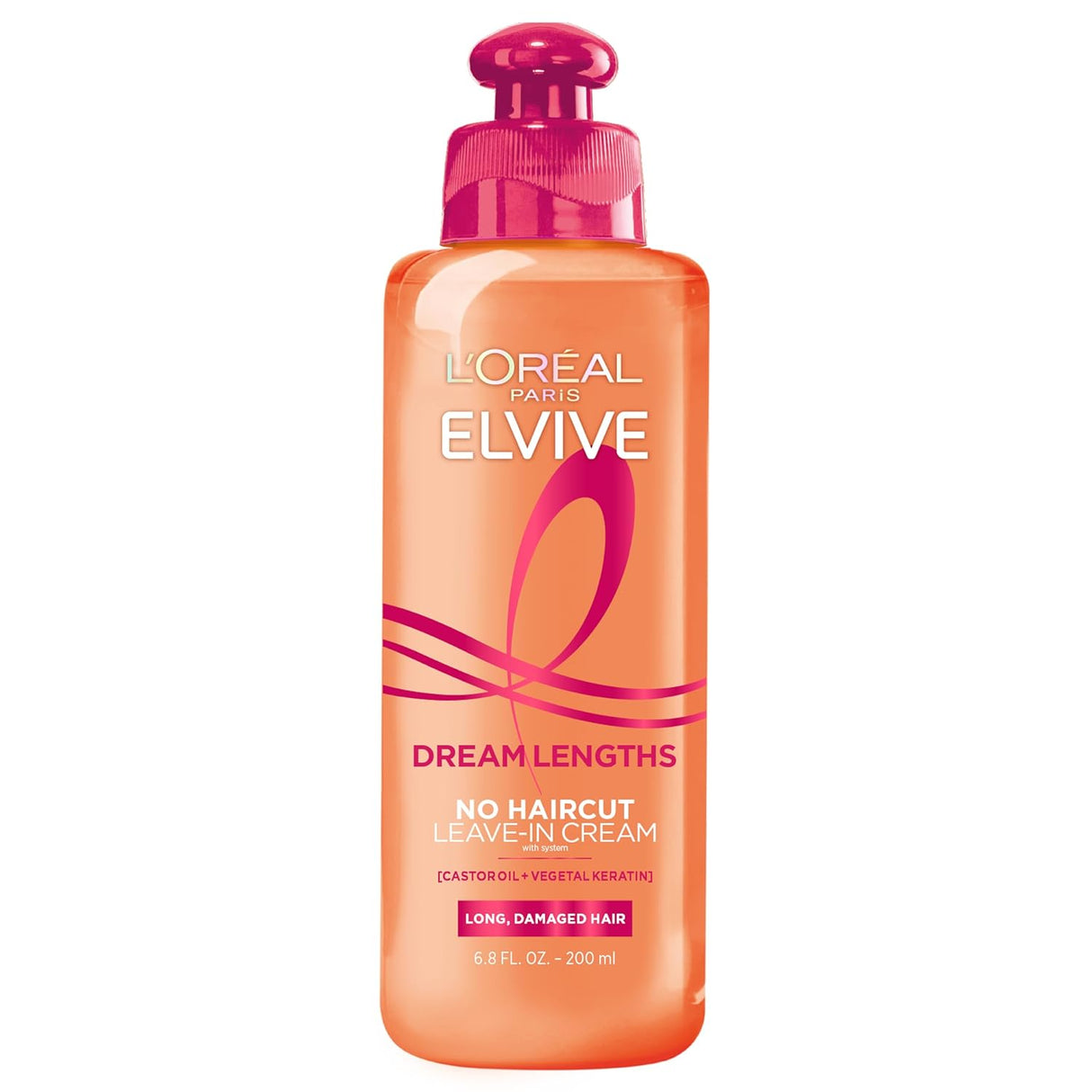 L'ORÉAL PARIS Elvive Dream Lengths No Haircut Cream Leave In Conditioner, 6.8 oz-071249384466-LR-361625-1-LR eShop