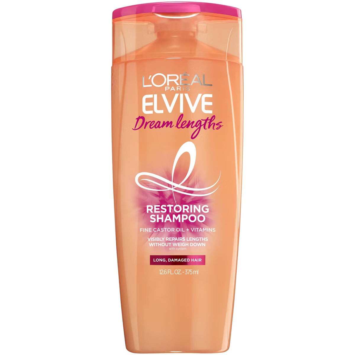 L'ORÉAL PARIS Elvive Dream Lengths Restoring Shampoo for Long and Damaged Hair, 12.6 fl. oz.-071249383612-LR-335797-1-LR eShop