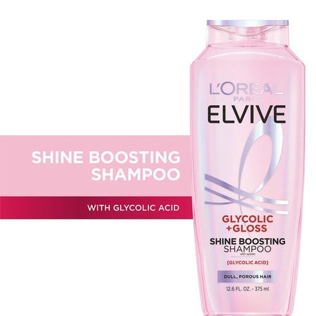 L'ORÉAL PARIS Elvive Glycolic + Gloss Shine Boosting Shampoo, 12.6 oz-071249704325-LR-361642-2-LR eShop