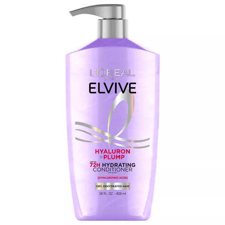 L'ORÉAL PARIS Elvive Hyaluron Plump Hydrating Conditioner for Dry Hair, 28 oz-071249672884-LR-361635-1-LR eShop