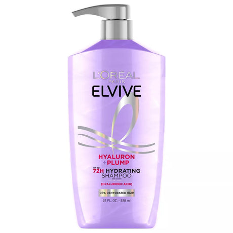 L'ORÉAL PARIS Elvive Hyaluron Plump Hydrating Shampoo for Dry Hair, 28 oz-071249673478-LR-361636-1-LR eShop