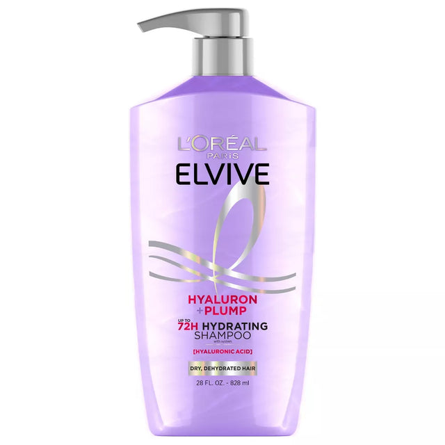 L'ORÉAL PARIS Elvive Hyaluron Plump Hydrating Shampoo for Dry Hair, 28 oz-071249673478-LR-361636-1-LR eShop
