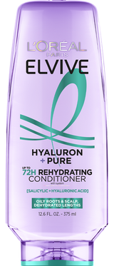 L'ORÉAL PARIS Elvive Hyaluron + Pure 72H Rehydrating Conditioner for Oily Roots and Scalp, 12.6 oz-071249680742-LR-361638-1-LR eShop