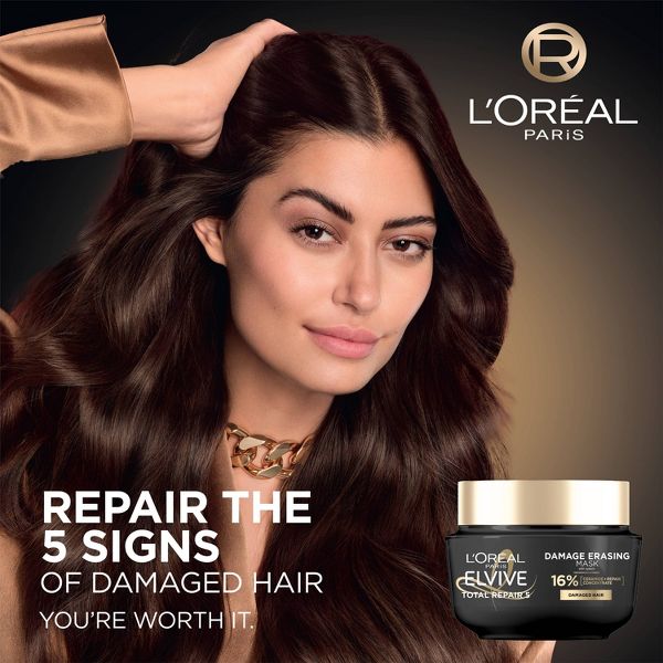 L'ORÉAL PARIS Elvive Total Hair Repair 5 Damage Erasing Balm, 8.5 oz-071249240106-LR-361607-3-LR eShop